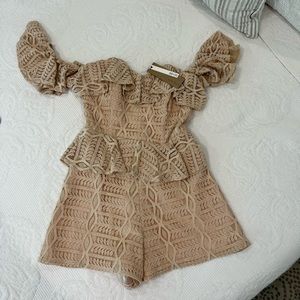 NWT Do + Be lace romper